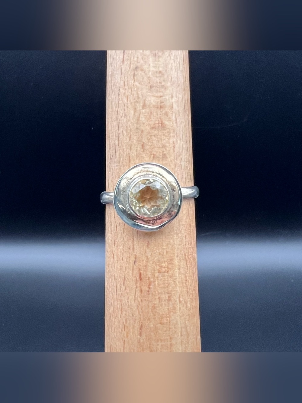 Sterling Silver Citrine Ring
